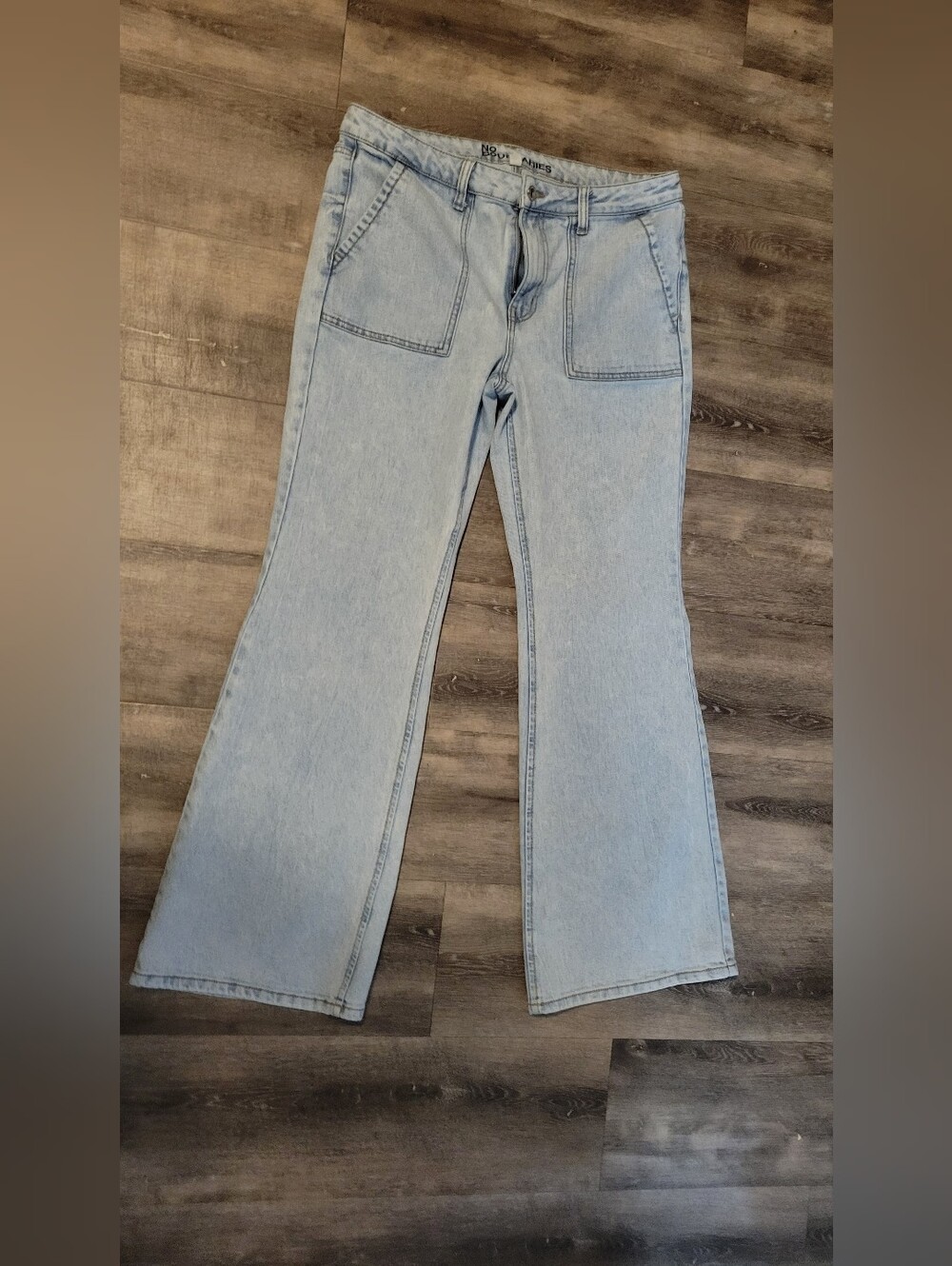 No Boundaries Light Blue Flare Jeans